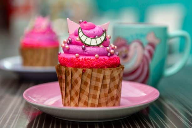 Cheshire Cat Cupcake at Intermission Food Court at Disney’s All-Star Music Resort