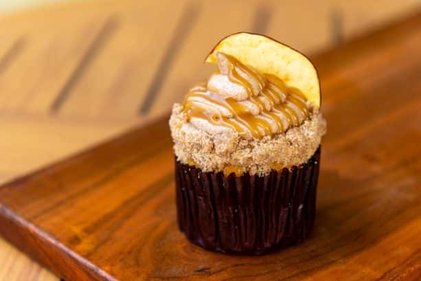 Caramel Apple Cupcake at Flame Tree Barbecue at Disney’s Animal Kingdom Theme Park