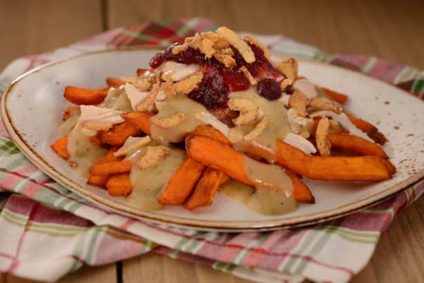 | The Main Street Mouse Turkey Poutine from Refreshment Port at Epcot International Festival of the Holidays