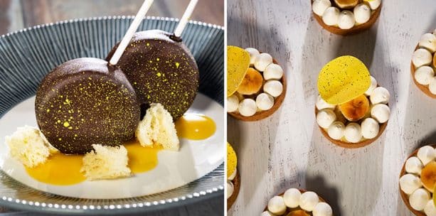 Key Lime Pops and Banoffee Pie at Sebastians Bistro at Disneys Caribbean Beach Resort