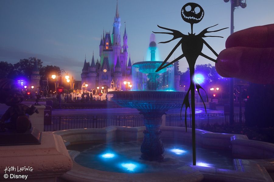Jack Skellington Silhouette at Magic Kingdom Park