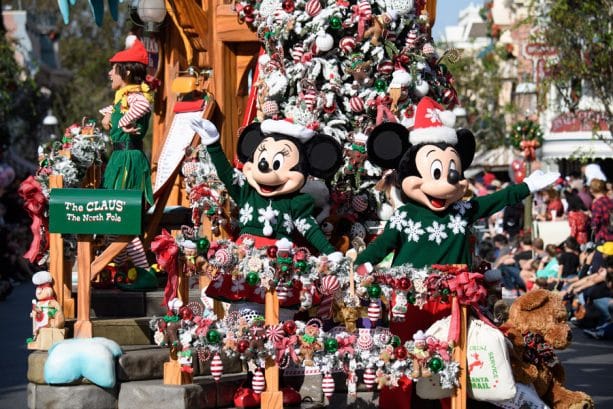 Mickey Mouse and Minnie Mouse
