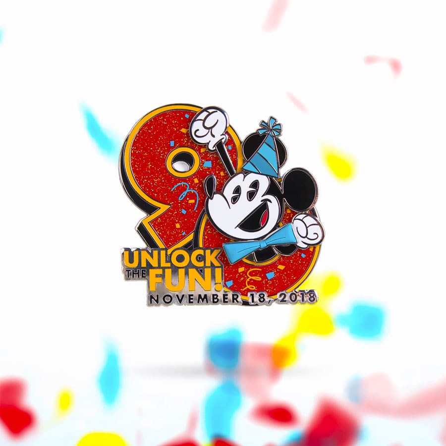 Mickey Mouse 90th Jumbo Passholder Pin