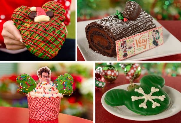 Desserts at Main Street Bakery for Mickeys Very Merry Christmas Party at Magic Kingdom Park