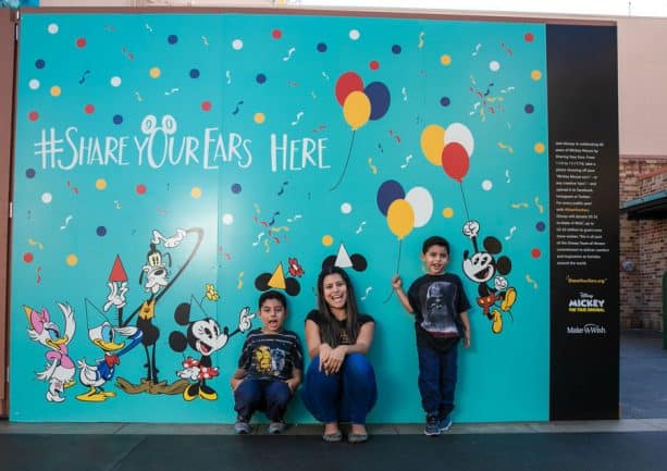 #ShareYourEars wall at Disney's Hollywood Studios