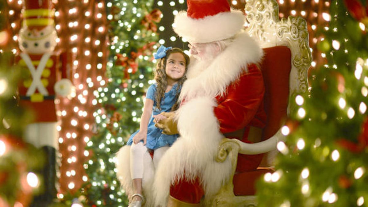 Meet Santa at Santas Chalet at Disney Springs