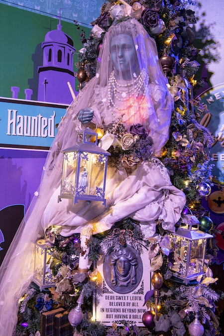 Haunted Mansion Tree on The Disney Springs Christmas Tree Trail