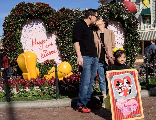 New flower portrait in Town Square Disneyland park