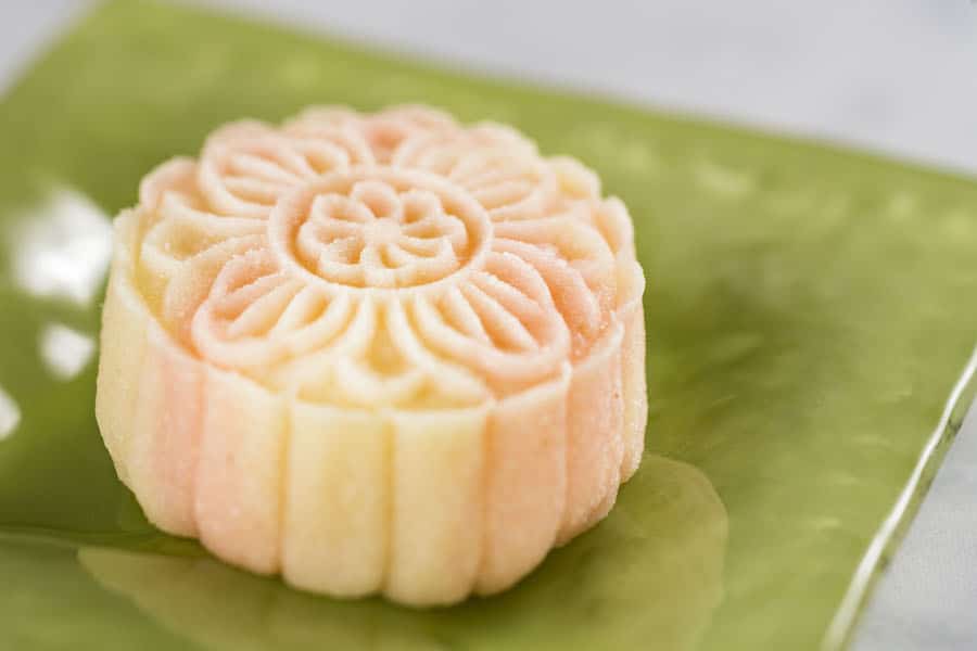 | The Main Street Mouse Crystal Mooncake from the Painted Panda Food Studio at Epcot International Festival of the Arts