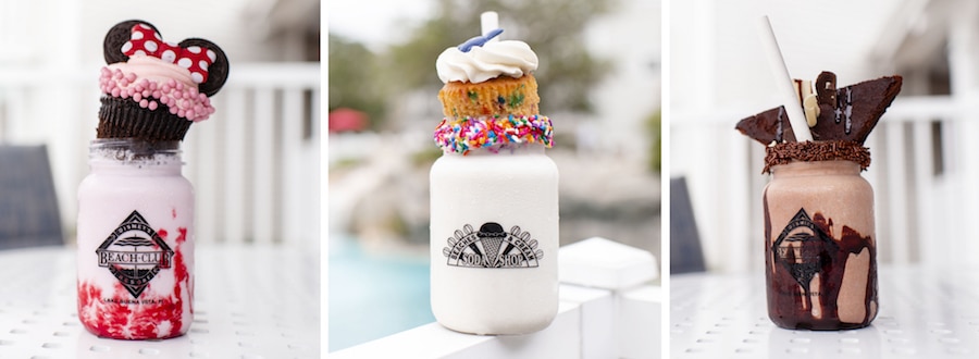 Milk Shakes from Beaches and Cream Soda Shop at Disneys Beach Club Resort