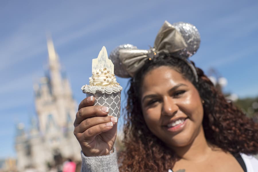Castle Cupcake from Main Street Bakery at Magic Kingdom Park