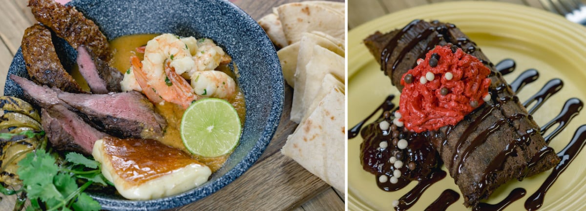 Molcajete Platter and Chocolate Tamale from Ranch del Zocalo Restaurante for Minnie’s Valentine’s Day Surprise at Disneyland Park