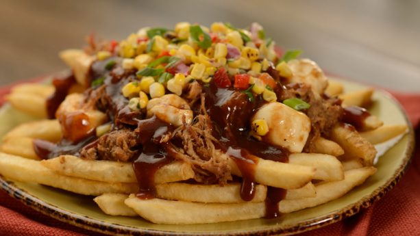 Coffee rubbed Pork Poutine from Refreshment Port at the 2019 Epcot International Flower Garden Festival