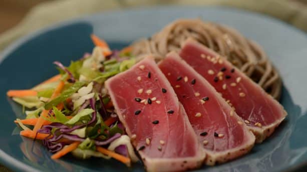 Chilled Soba Noodle Salad from Hanami at the 2019 Epcot International Flower Garden Festival