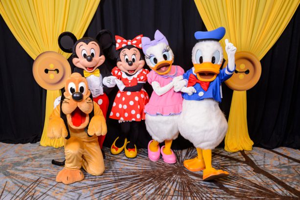 Mickey Mouse Minnie Mouse Pluto Donald Duck and Daisy Duck