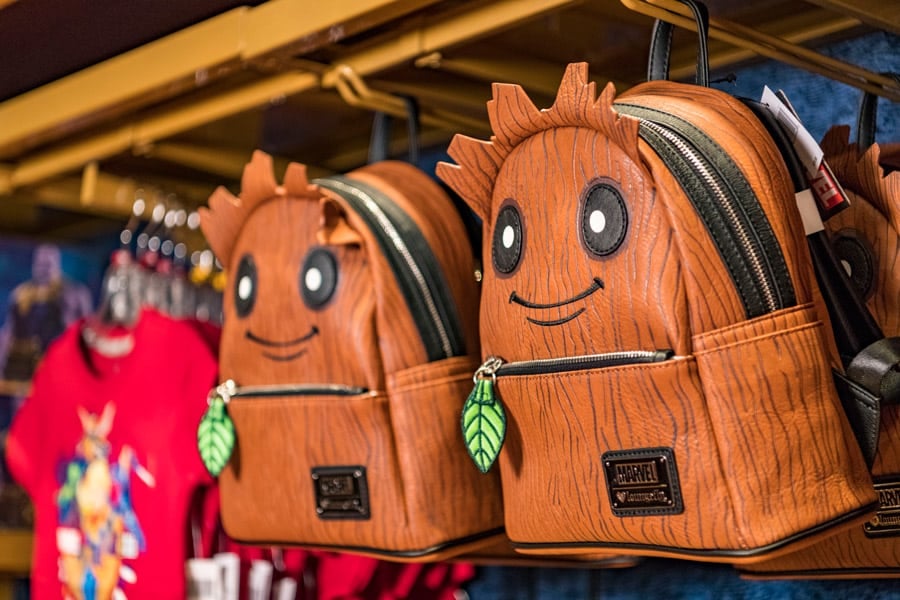 Groot backpack available during Marvel Day at Sea