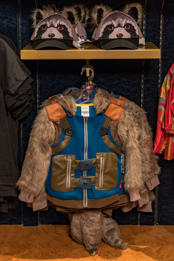 Rocket Racoon outfit available during Marvel Day at Sea