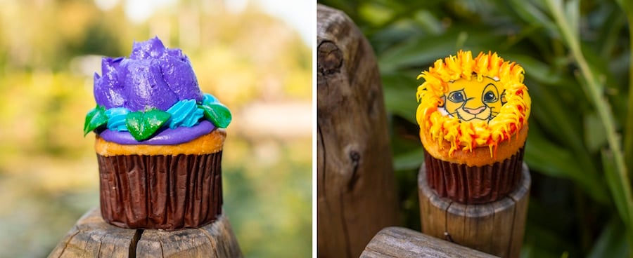 Lotus and Simba Cupcakes at Disney’s Animal Kingdom