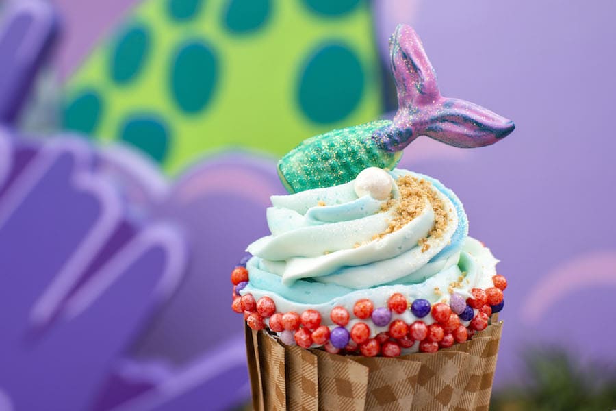 Mermaid Cupcake at Landscape of Flavors at Disneys Art of Animation Resort