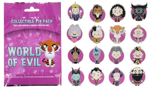 Villaintine's Day pins,