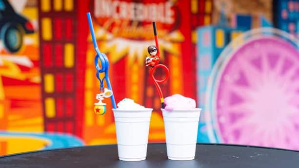 Specialty Drinks and Novelty Straws from Neighborhood Bakery at Disneys Hollywood Studios
