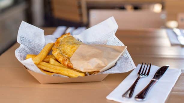 Traditional English Meat Pie from Yorkshire County Fish Shop at Epcot