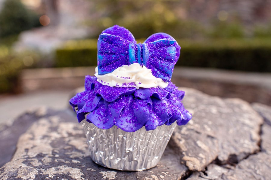 Purple Cupcakes at Kringla Bakery at Epcot