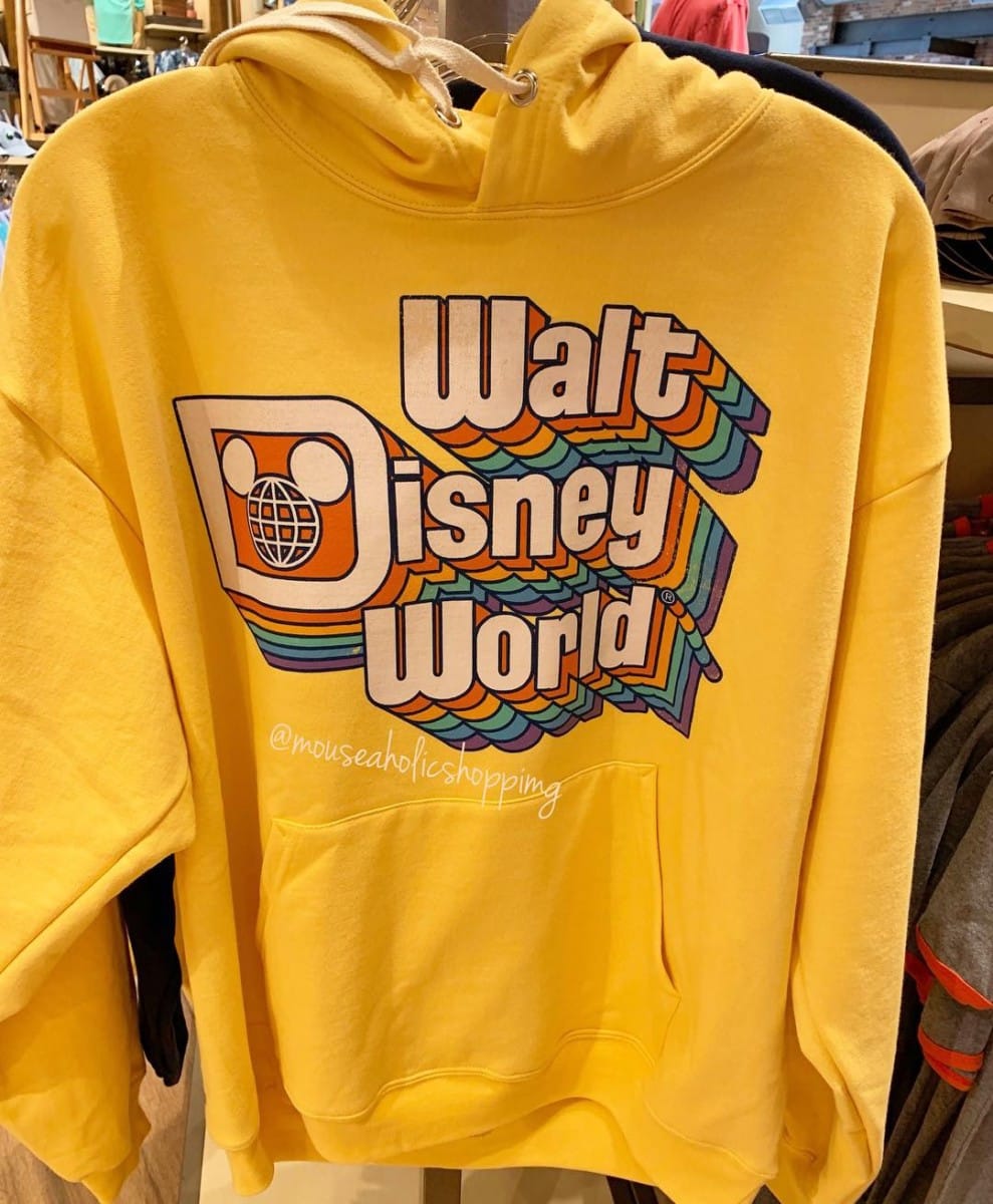 yellow disney sweatshirt