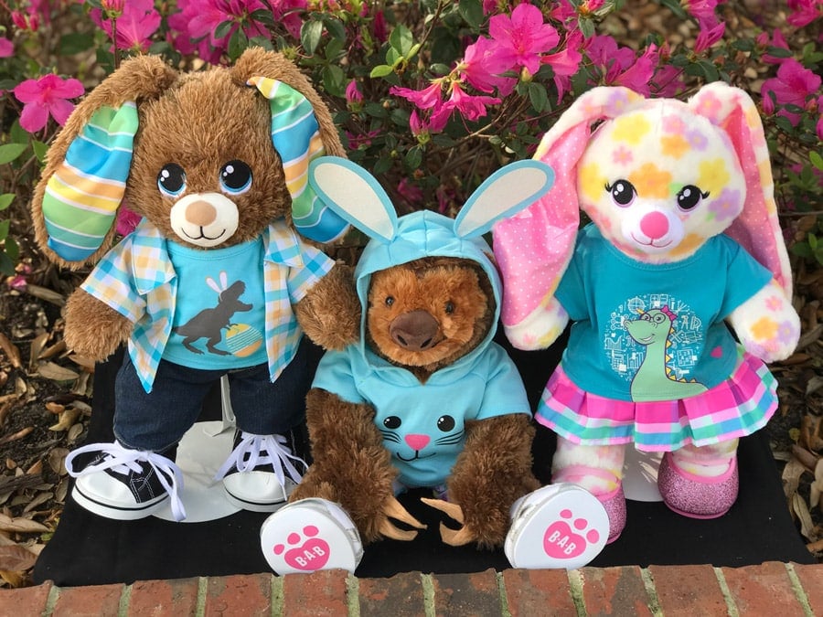 Customize your own bunny or sloth at Build-A-Bear Workshop at T-REX at Disney Springs