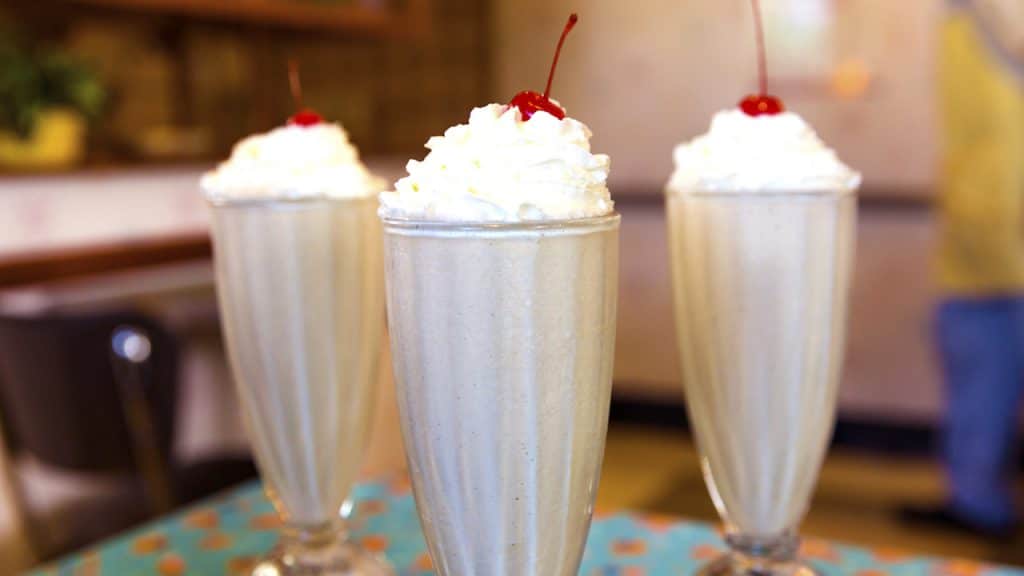 Peanut Butter & Jelly Milk Shake from 50’s Prime Time Café at Disney’s Hollywood Studios