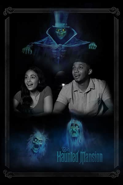 Haunted Mansion 8-inch by 10-inch lenticular image