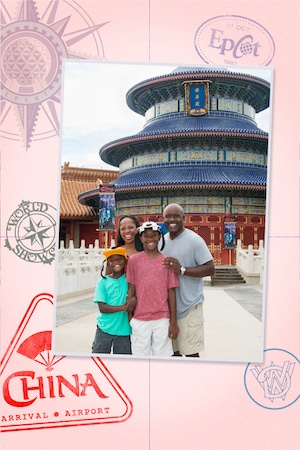 Disney PhotoPass Magic Shot Each country in World Showcase