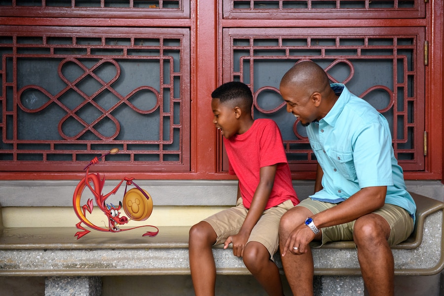 Disney PhotoPass Magic Shot in China at Epcot