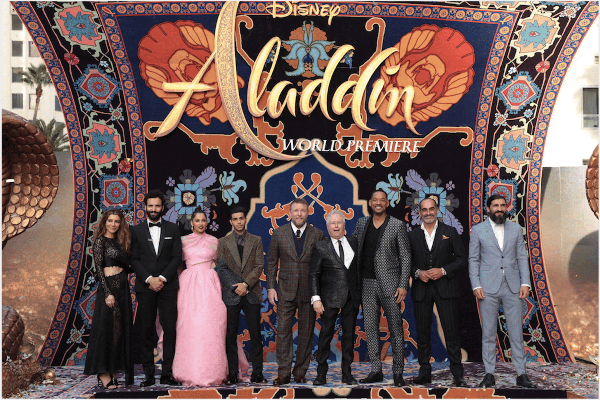 Aladdin shop world premiere