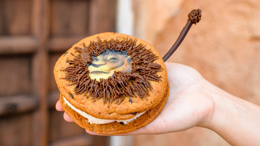 Simba Ice Cream Sandwich from Tamu Tamu at Disney’s Animal Kingdom Theme Park