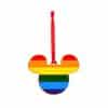 Rainbow Mickey Key Chain
