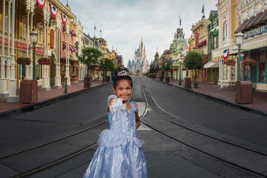 Disney Photopass Virtual Backdrop of Main Street U.S.A.