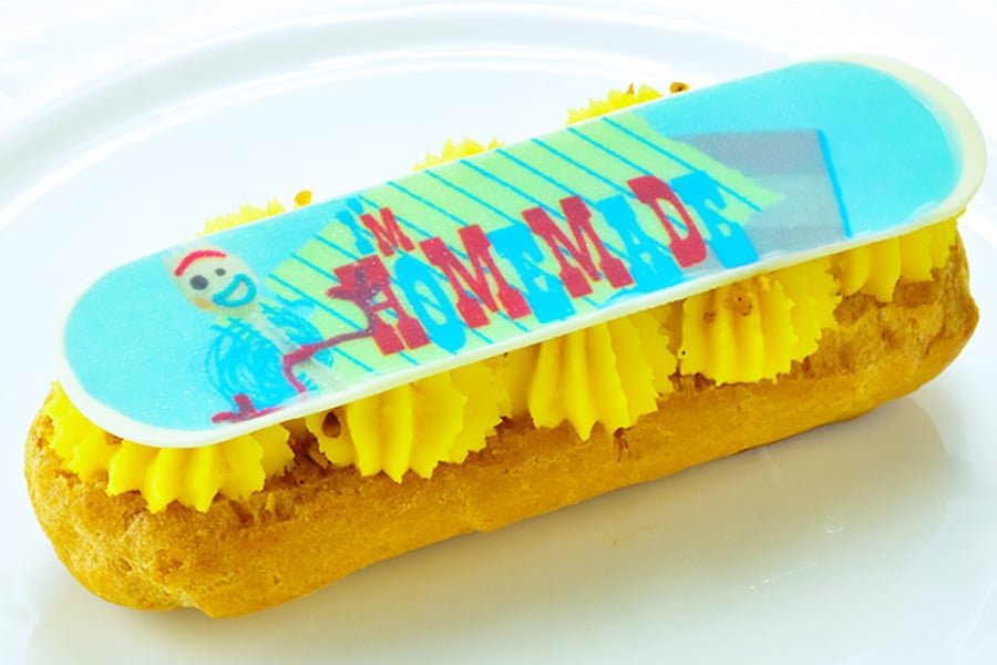 Forkys Hazelnut Éclair Available at Backlot Express Abc Commissary and Rosies All American Café