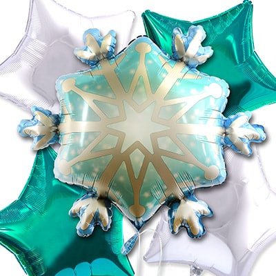 Disney Floral & Gifts - Snowflake Balloon Bouquet