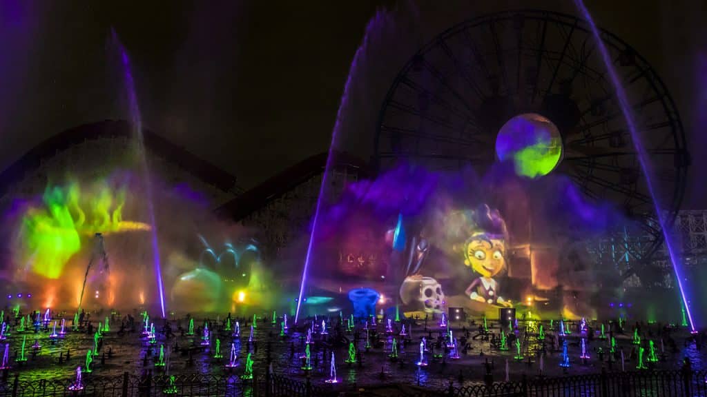 New “World of Color” Show during Oogie Boogie Bash at Disney California Adventure Park