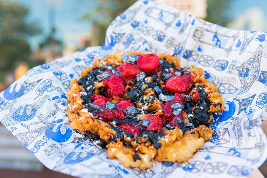 Galactic Funnel Cake from Epic Eats at Disney’s Hollywood Studios