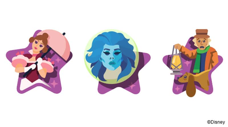 Haunted Mansion 50th Anniversary icons