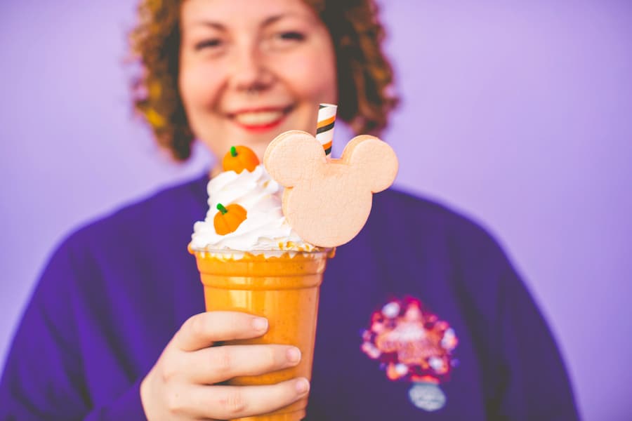 Pumpkin Spice Milkshake from Auntie Gravity’s Galactic Goodies for Mickey’s Not-So-Scary Halloween Party at Magic Kingdom Park