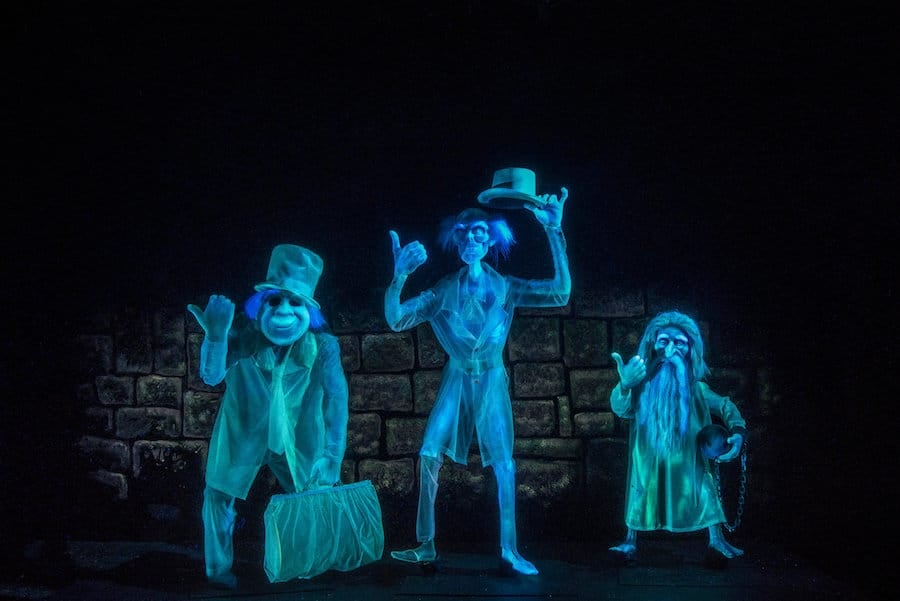 Hitchhiking ghosts in the Haunted Mansion