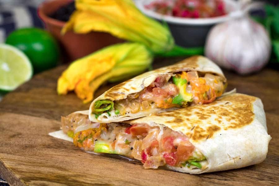 Squash Blossom Quesadilla from 4R Barbacoa Cantina Food Truck for WonderFall Flavors at Disney Springs 2019