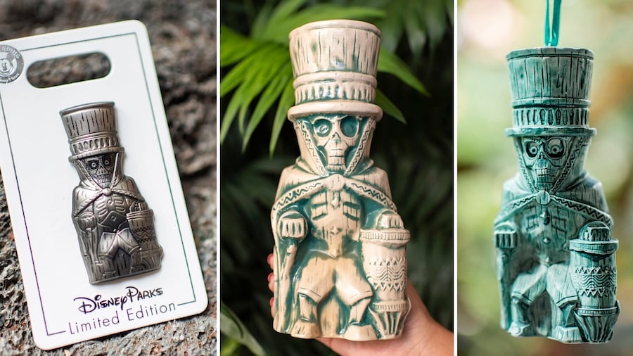 Hatbox Ghost Limited Edition Pin, Tiki Mug, and Ornament from Disney’s Polynesian Village Resort at Walt Disney World Resort
