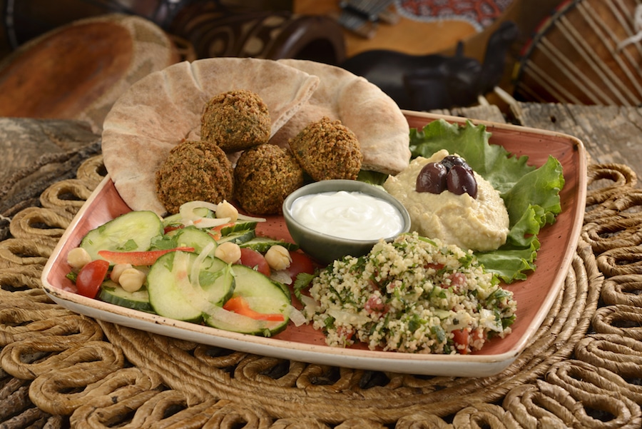Marrakesh Falafel Platter from The Mara at Disneys Animal Kingdom Lodge