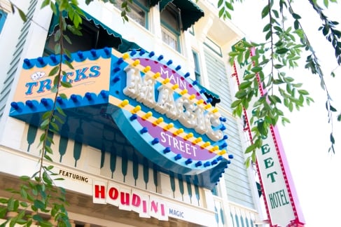 The Main Street Magic Shop at Disneyland has been a popular tenant at 102 East Main Street since 1957. © Disney