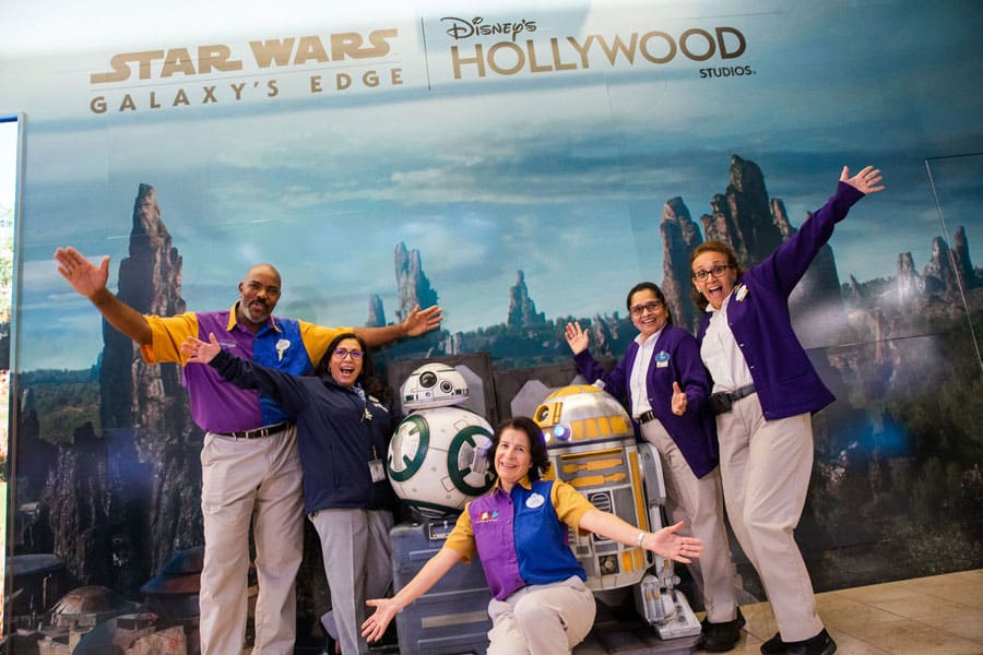 Star Wars: Galaxy's Edge photo opportunity at Orlando International Airport