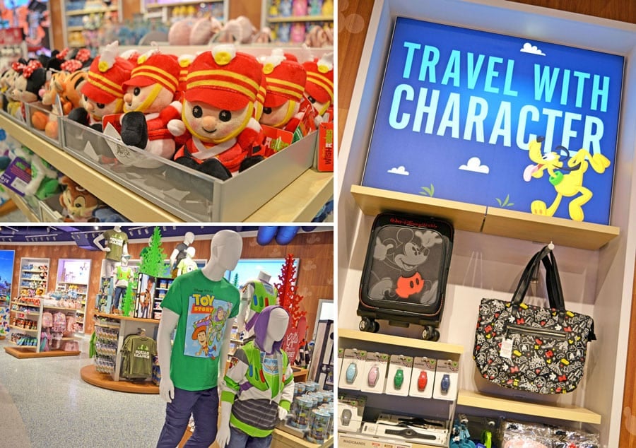 Merchandise at Magic of Disney store at Orlando International Airport